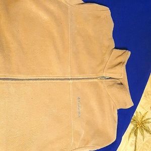 Mens fleece jacket XXL Columbia Oatme
